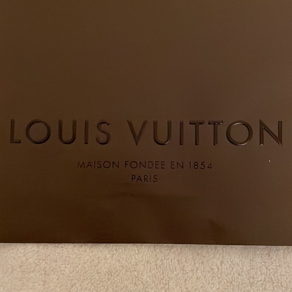 Louis Vuitton authentic gift bag measures approx. 8x 11 inches. Never opened. - Picture 3 of 6